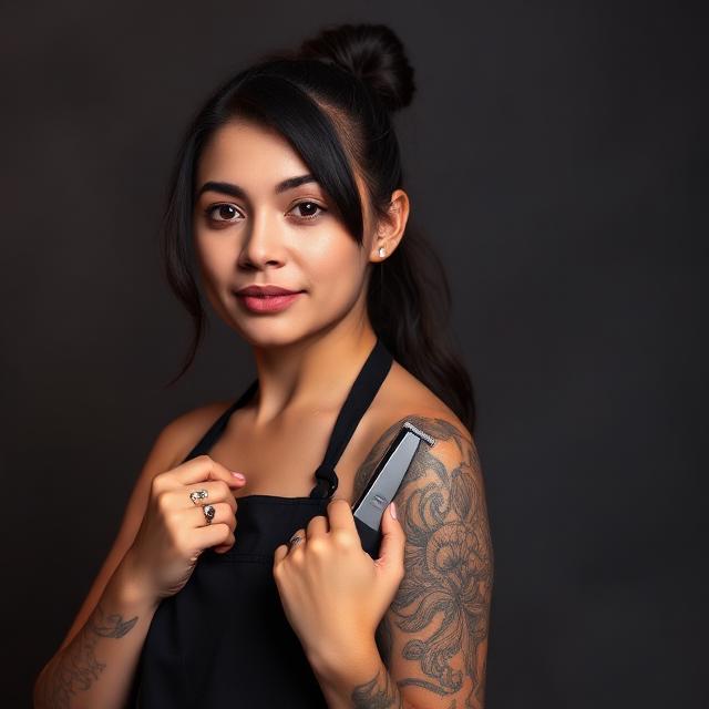 Lucia Ortiz, mobile barber in Charlotte, NC